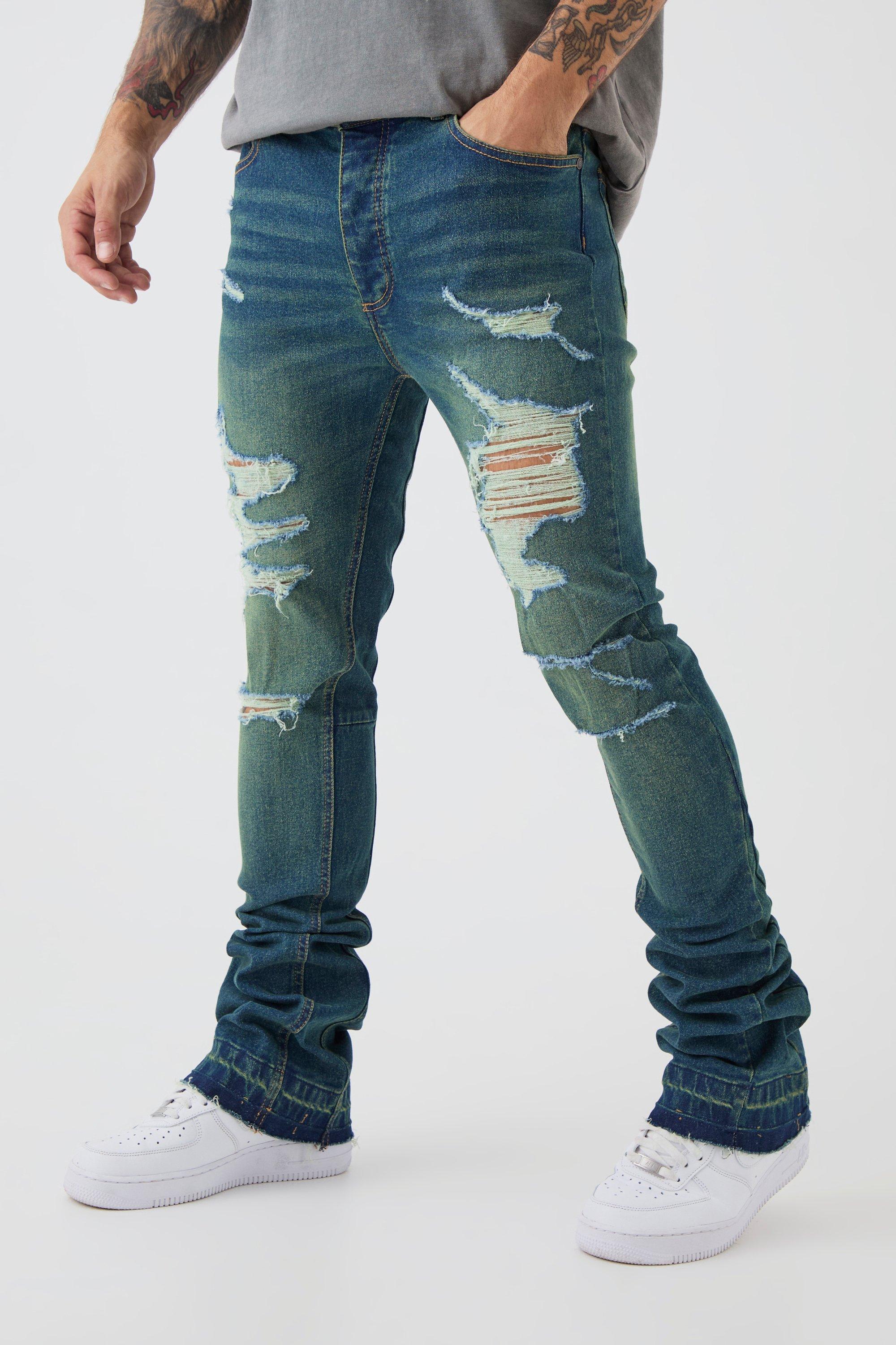 Boohooman fashion ripped jeans